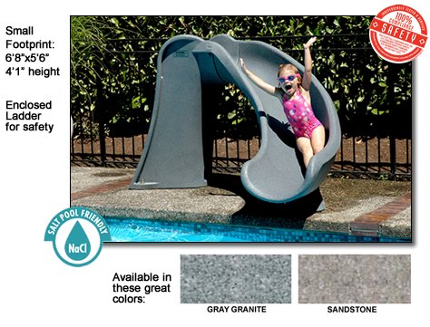 Pool Slides:Blue influx NE7400 Cyclone slip in Sandstone Images