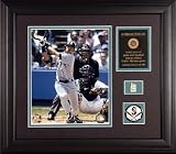 Ichiro Suzuki Seattle Mariners Framed 8x10 Photograph with Game-Used Baseball Piece & Medallion