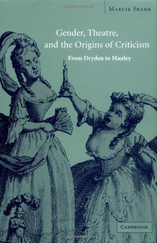 Gender, Theatre, and the Origins of Criticism: From Dryden to Manley