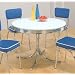 50's Retro Nostalgic Style Chrome Plated Round Dining Table
