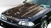 1987-1993 Ford Mustang Carbon Creations Cowl SVO Hood