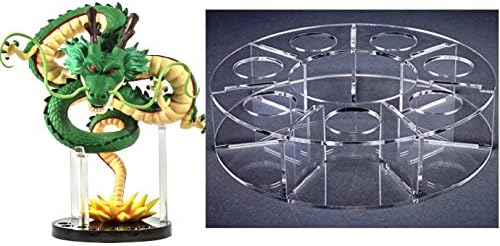 COLIBRISHOP_Set 2 psc_Dragon Ball Z Action Figures Dragon Anime + Shelf for ball 35mm-45mm Brinquedos Collection Model Toys Fan Cartoon
