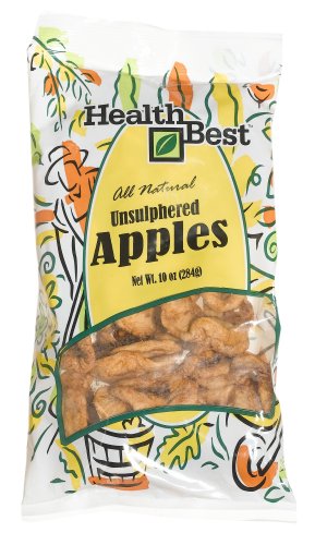 Health Best Apples Unsulphered, 10-Ounce Units (Pack of 4) by Health Best