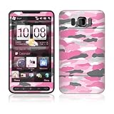 Pink Camo Decorative Skin Cover Decal Sticker for HTC HD2 (T-mobile) Cell Phone