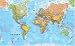 World Wall Paper Map 9 x 13 Laminated, mural map category 