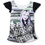 Disney Hannah Montana Girls 7-16 Screen Printedmock Layered Top
