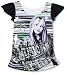Disney Hannah Montana Girls 7-16 Screen Printedmock Layered Top