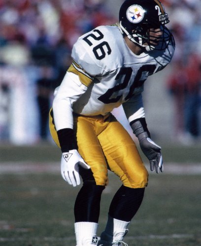 ROD WOODSON PITTSBURGH STEELERS 8X10 SPORTS ACTION PHOTO (K)