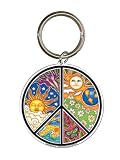 Dan Morris – Peace Sign – Metal Keychain