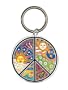 Dan Morris - Peace Sign - Metal Keychain