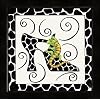 Shoe Gecko Subject Framed Art Poster Print by Stephanie Stouffer, 10x10
