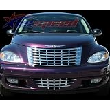 2001-2005 Chrysler PT Cruiser Chrome Grille Overlay 2PC by CWZ
