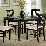 39 x 39 Solid Table Atlantic Furniture Deco Dining Table in Espresso