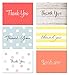 (48 Pack) Thank You Cards Set with Envelopes - Professional Paper with red Yellow Silver Blue Pink Designs and Blank White Inside - Bulk Pack of Notes Perfect for Baby Shower Wedding Birthday Party