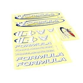 ProBoat Decal Sheet: 1 8 Formula from Boat Decal Sheets