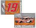 Carl Edwards #19 Deluxe 2-SIDED 2016 3x5 SIGNATURE Flag w/grommets Outdoor Banner Nascar Racing