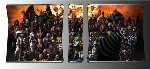  Mortal Kombat 2011 Raiden Game Vinyl Decal Skin Protector Cover #3 for Microsoft Xbox 360 Slim