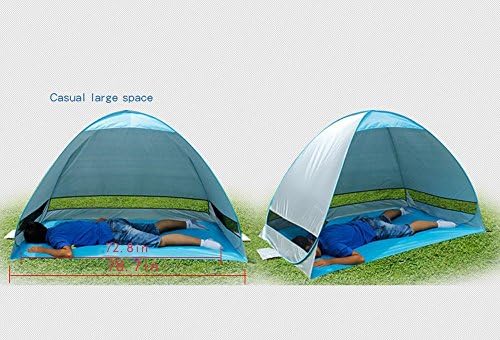 Eskyline® Outdoor 2-3 Person Automatic Pop up Instant Portable Cabana Beach Tent Camping Fishing Picnic UV Protective Shelter, Sets up in Seconds (Orange)