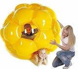 Jumbo 51 Inflatable Yellow Gigaball - Crawl Inside for Hours of Fun