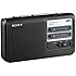 Sony ICF38 Portable AM/FM Radio (Black)