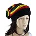 EchoMerx Reggae Baggie Beanie Hat Rasta Colors