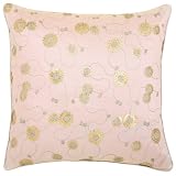 Floral Swirl Cushion Cover - Beige