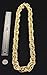 Gold Metal Rope Chain Necklace