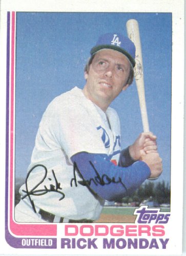 1982 Topps # 577 Rick Monday Los Angeles Dodgers Baseball Card