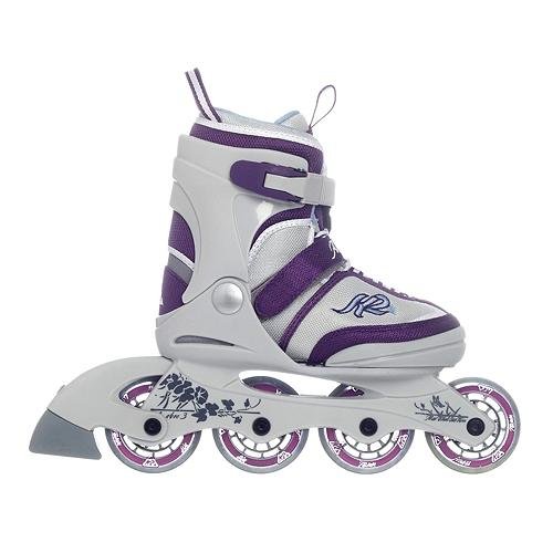 K2 SPORTS Junior Annika Skates with Elbow and Wrist Pads 1-5