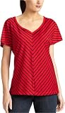 Sag Harbor Women's Mitered Stripe Top