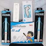 Kit for Nintendo WII (15 in 1 Sports Pack, 2 Light Sword, Wireless Control  ....