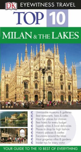 City Travel Guides Discounted  Books : Milan and the Lakes (Eyewitness Top 10 Travel Guide)