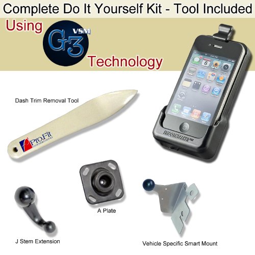 Smooth Talker Custom Charging Cradle For Motorola Droid A855 Hard Wired + Custom Mount for GMC Sierra (2000-2006)