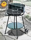 GRILL 52 cm DELUXE RUNDGRILL GRILL GRILLWAGEN FAHRBAR GRILLEN WARMHALTEROST