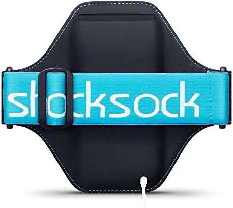 iPhone 5S Case, Shocksock [Reflective] [Black Blue] iPhone 5S Armband Sports Gym Bike Cycle Jogging Armband with Adjustable Elastic - Black & Blue, to fit arm of 27cm/11 inches and above