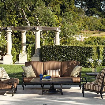 Patio Furniture Clearance Sale Treillage 4 Pc Sofa Set Wyndham