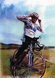Lance Armstrong (On Bicycle) Sports Poster Print - 11 X 17