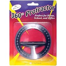 Pencil Grip The Classics 360 Degree Protractor, Color May Vary (TPG-360)