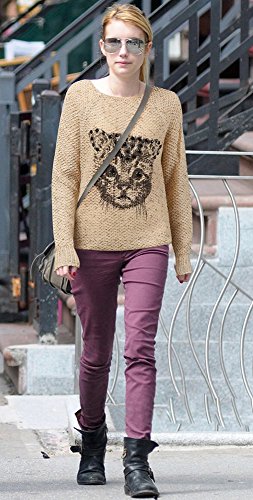 ニット セーター ルーズニット ルーズ 長袖 ロングセーター 編み物 猫 セクシー フレア ２次会 エレガンス 花柄 美脚 デート パーティ 秋物 冬物 可愛いスカーフ付き R218