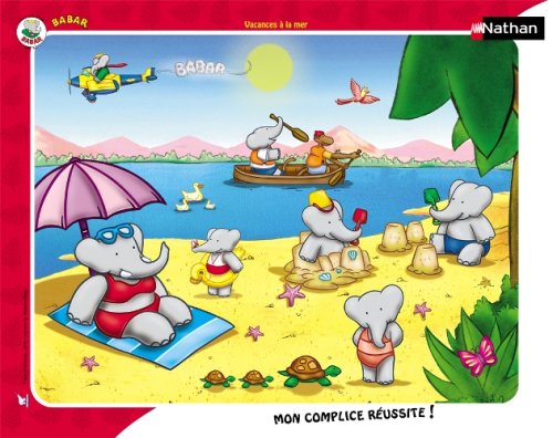Nathan - 86089 - Puzzle enfant - Vacances à la mer - 35-45 Pièces