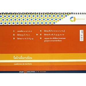 Letrilandia Lectoescritura cuaderno 5 de escritura