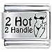 2 Hot To Handle Italian Charms Bracelet Link
