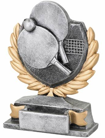 Kunstharz POKAL / Motiv Tischtennis/ G365