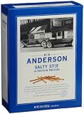 HK Anderson Salty Stix Ultrathin Pretzel, 10-Ounce Boxes (Pack of 12)