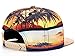 LATUD Men Hip Hop All Over 3D Print Flat Panel Flex Fit Snapback Trucker Cap Hat, Color, One Size