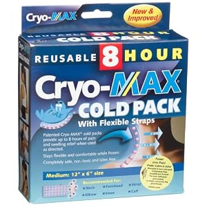 Cryo-Max Reusable Cold Pack, Medium, 6 X 12, 1-Count Boxes by Cryo-Max