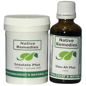 Click here to buy Native Remedies Vizu-All Plus and Insulate Plus ComboPack.
