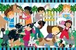 Melissa & Doug Backyard Pets Floor Puzzle 2'x3'