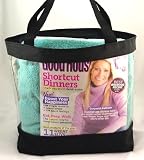 Medium Clear Tote Bag with Zipper Closure