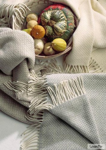 Linen Throw Cashmere Intrecio
